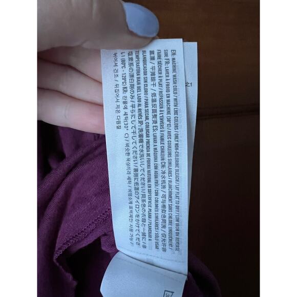 Abercrombie & Fitch Women's Linen Blend High Neck Tank Top Purple Size S - Picture 7 of 8